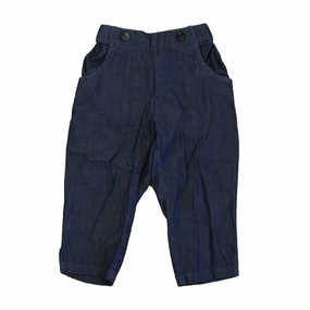 Jacadi Girls Blue Pants Smooth zipper closure