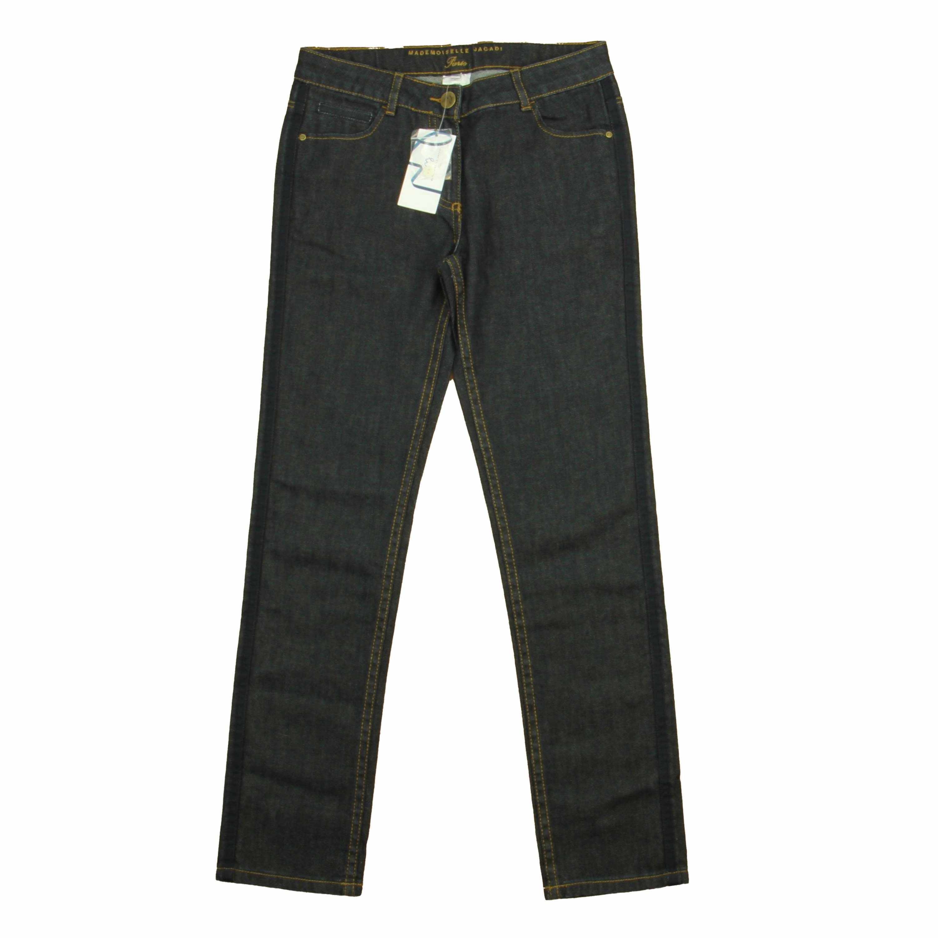 Jacadi Girls Dark Blue Jeans Street Active Everyday Comfort Wear