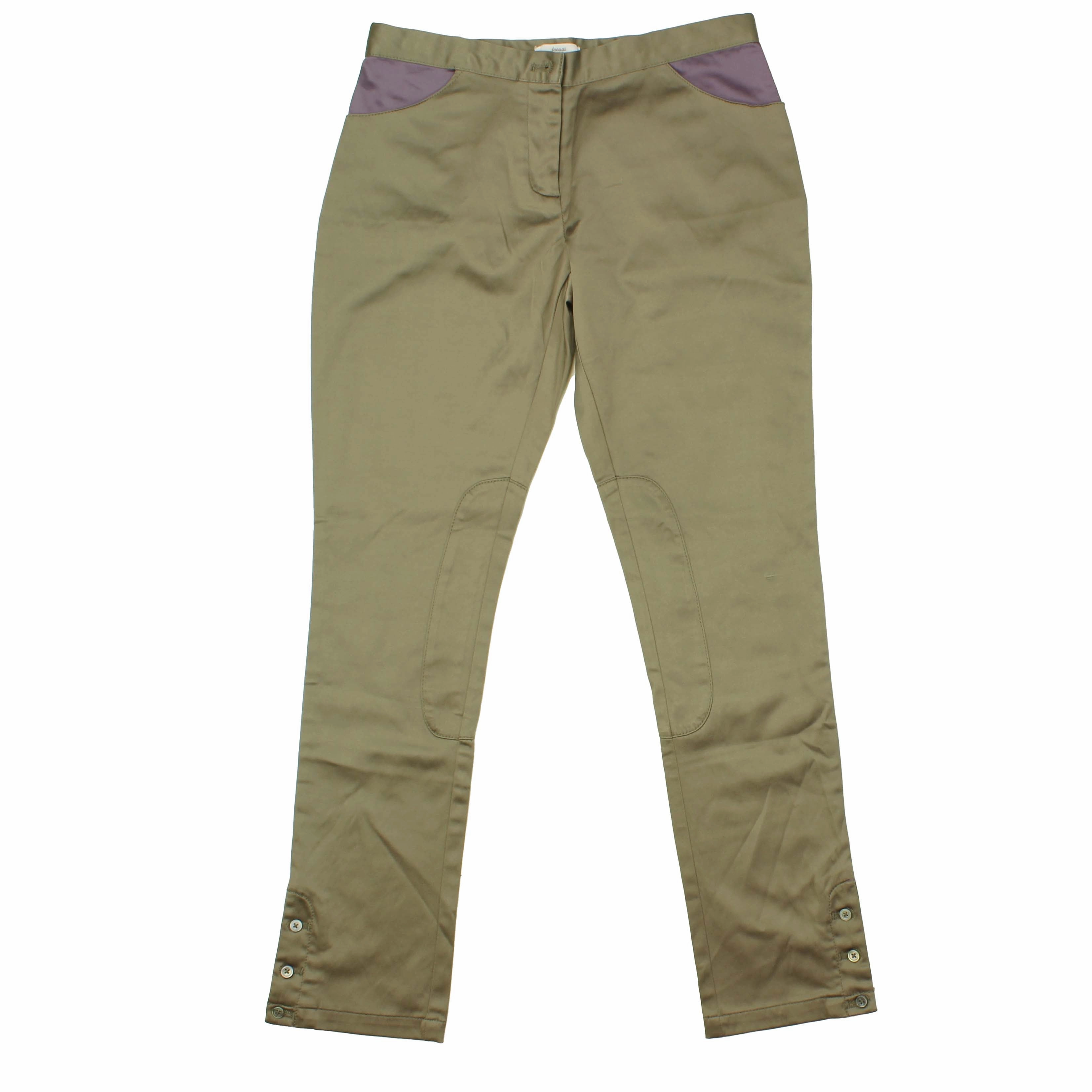 Lined interior Breathable fabric Jacadi Girls Gold Pants