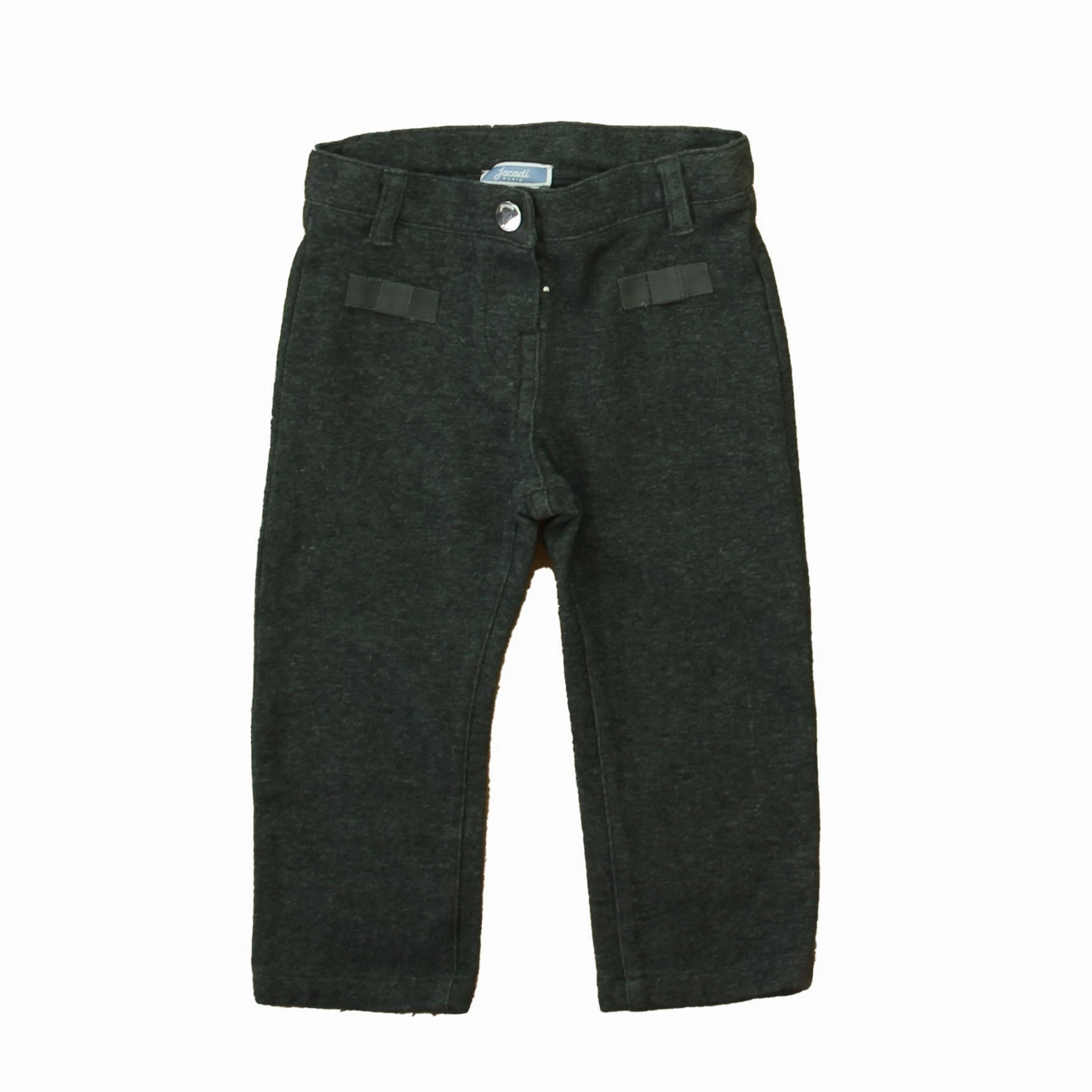 Loose cut Dressy look Jacadi Girls Gray Jeggings