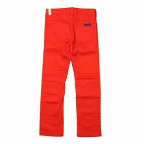 Jacadi Girls Red Jeans Perfect Comfort Stay Flexible