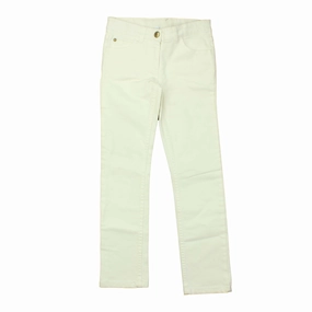 Blackout fabric Jacadi Girls White Jeans