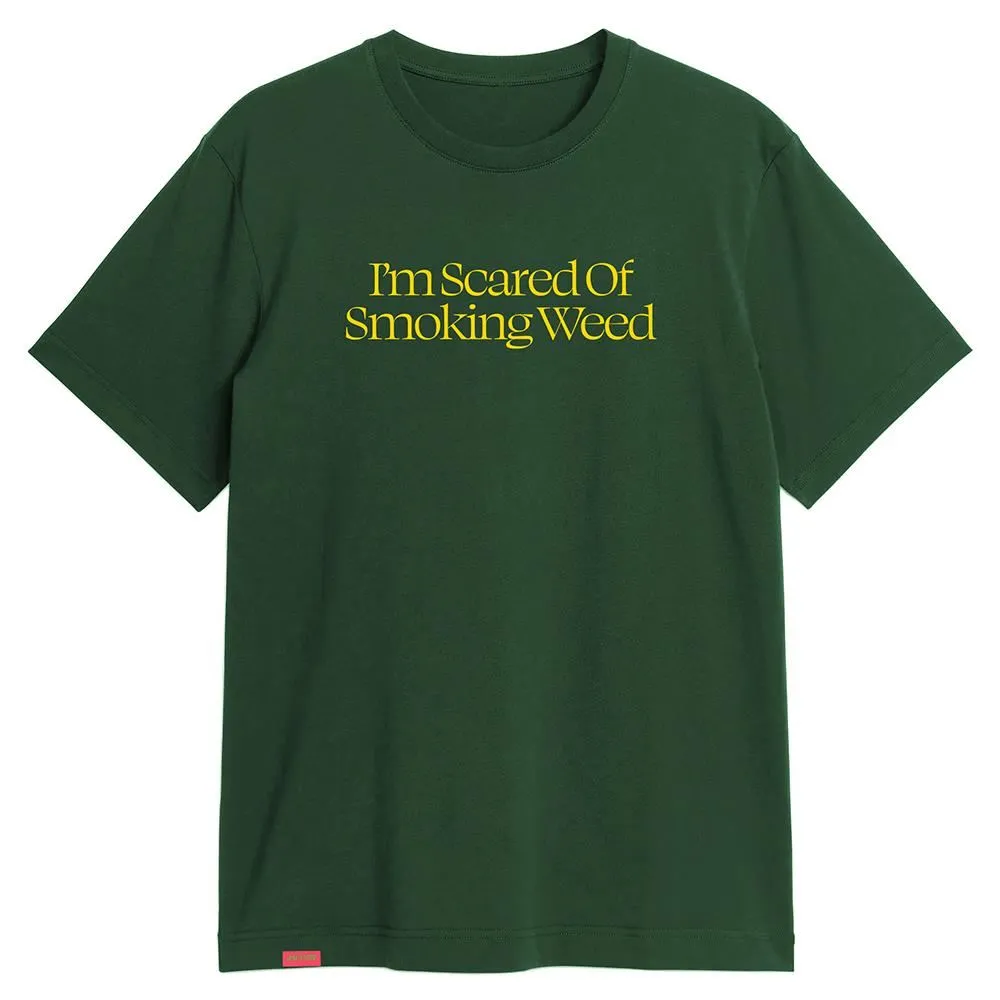 Jacuzzi Scared Weed T-shirt - Dark Green Easy Style
