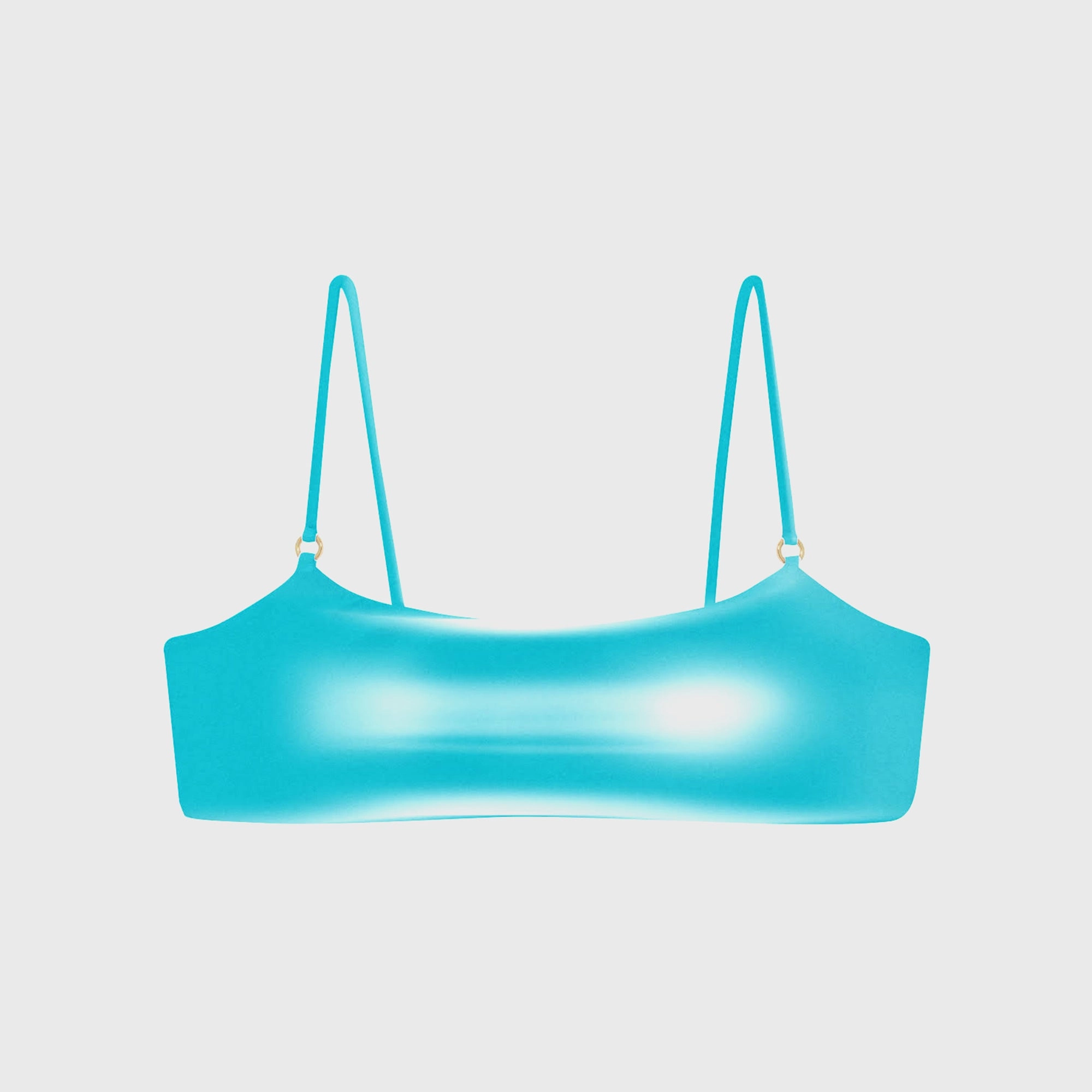 Muted-Tone JADE Hinge Top - Blue Gloss