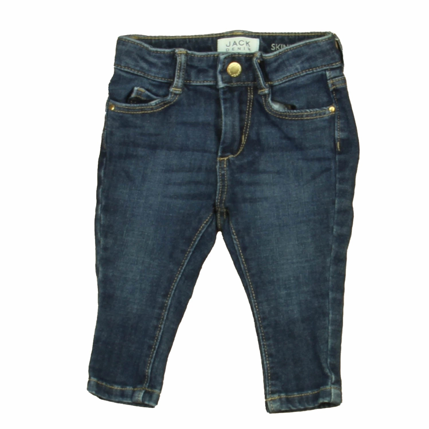 Cuffed hem Janie and Jack Girls Blue Jeans
