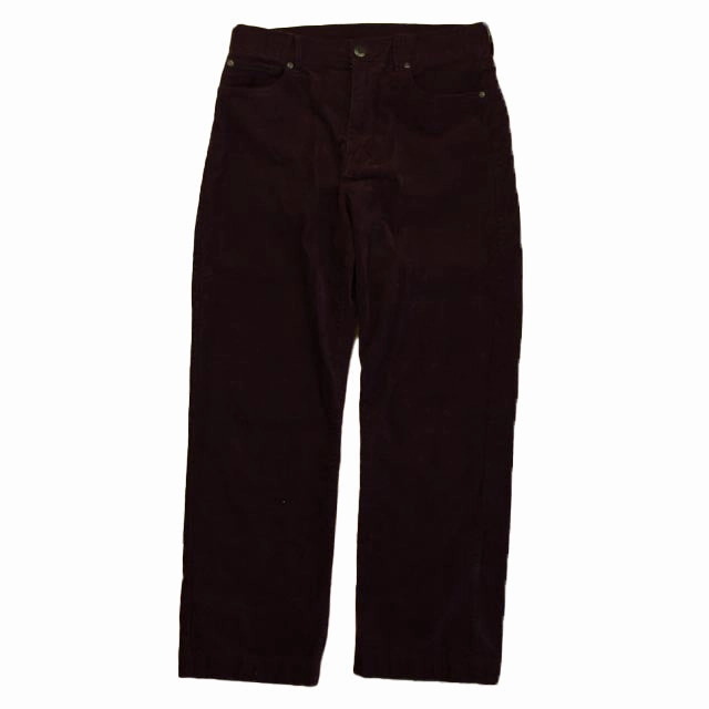 Janie and Jack Girls Maroon Corduroy Pants Durable Hemming Functional Fashion