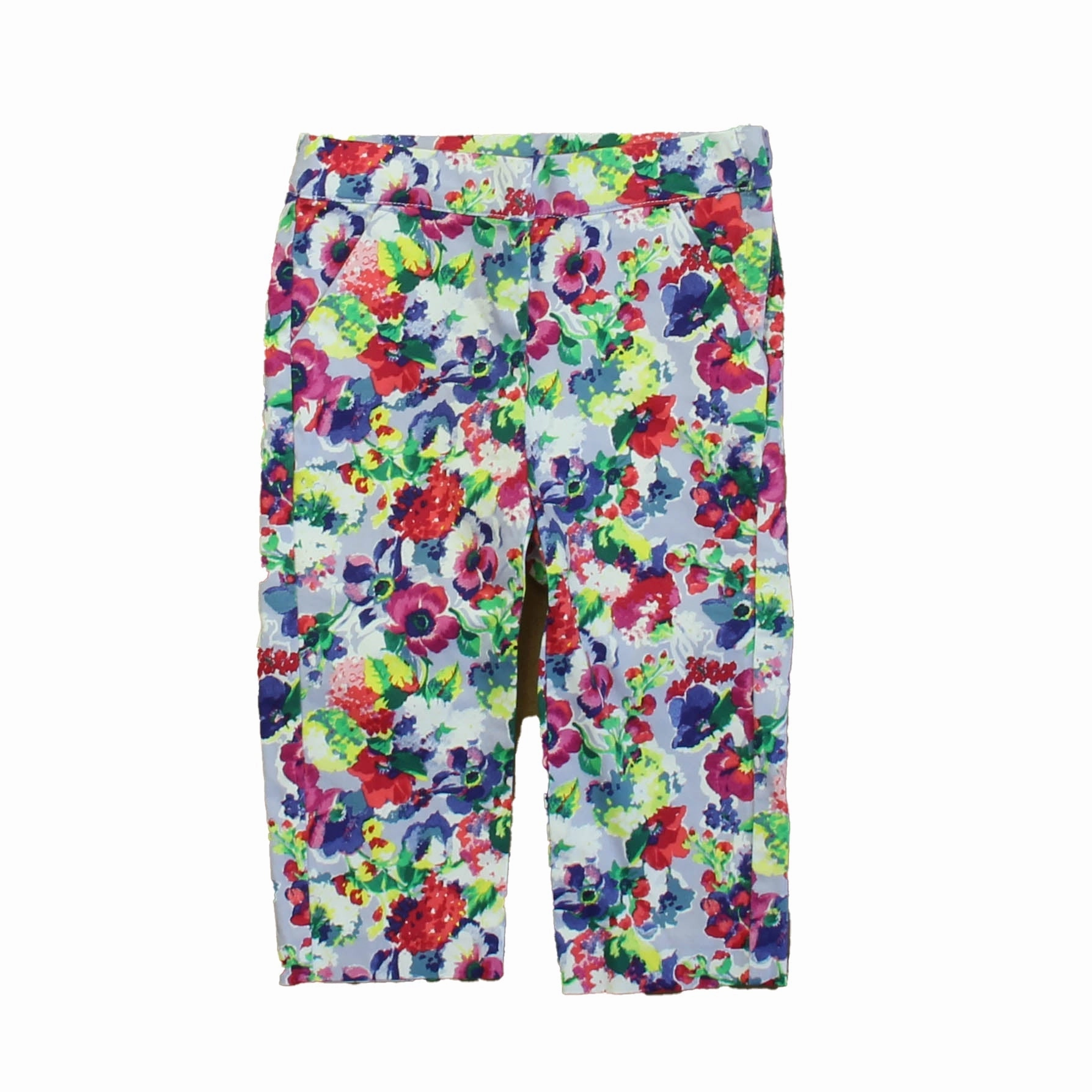 Janie and Jack Girls Purple | Flower Pants SecureZipperClosures