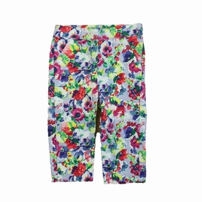 Janie and Jack Girls Purple | Flower Pants SecureZipperClosures