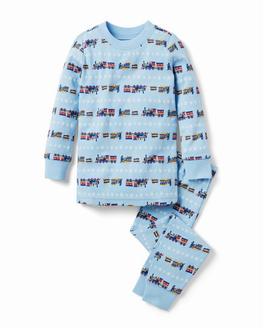 Janie and Jack Pajama Wide Ribbed Hem Minimalist Style