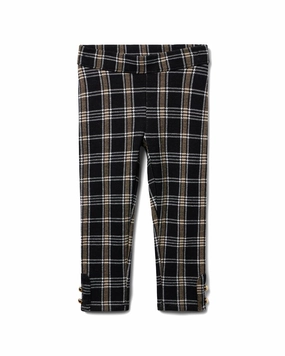 Air Circulation Janie and Jack Tartan Button Cuff Jacquard Pant