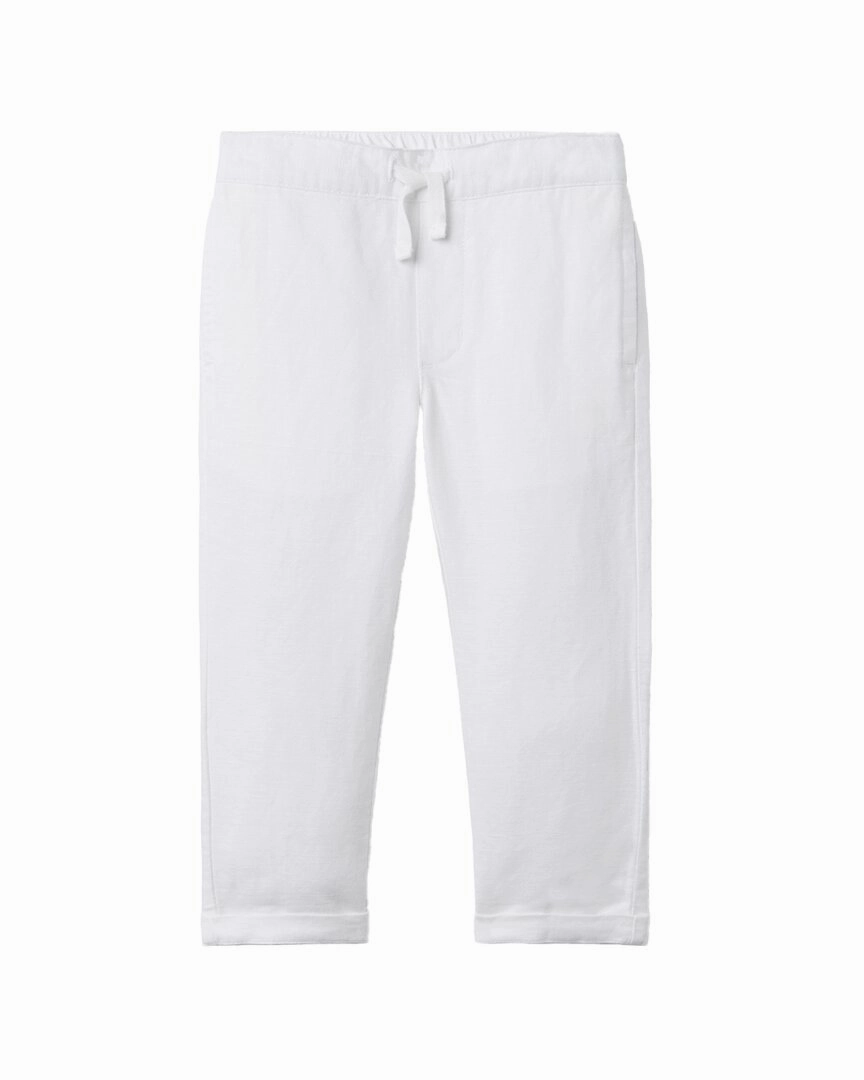 Chilly Weather Wear hypoallergenic material Janie and Jack The Linen-Blend Pull-On Pant
