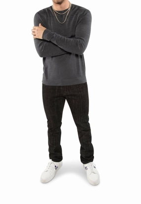 Japanese Denim Slim Jeans In Black Gym Ready Slim Teen Outfit