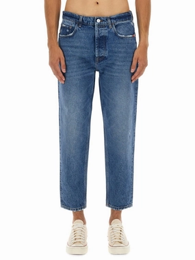 Jeremiah Stone Washed" Jeans Durable Hardware
