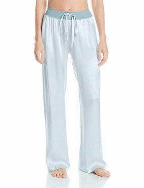 Quick Dry Technology Jolie Satin Pant With Draw String In Teal