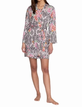 Jonesy Robe In Azzie Flower Neo Reinforced Edges