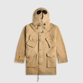 Taped Seam Technology Junya Watanabe Man x C.P. Company Goggle Parka - Beige