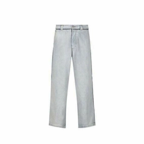 Base Layer Plain Favorite Maison Margiela Wide Leg Men's Jeans