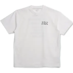 City Smart Look Layered Wear Last Resort AB Message T-Shirt - White