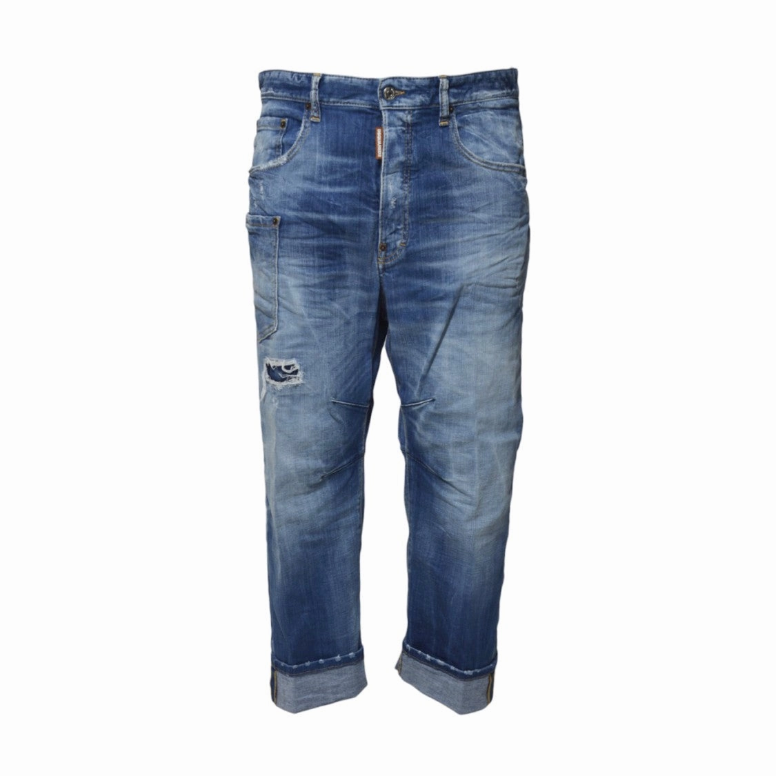 Kawaii Small Wash Jeans In Blue Denim Neutral Smooth
