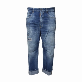 Kawaii Small Wash Jeans In Blue Denim Relaxed Style Neutral Comfortable Wear