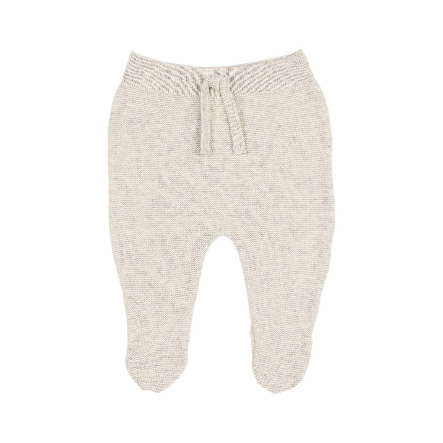 Flexible Knees Cozy Wear Kid's Footed Leggings In Natural