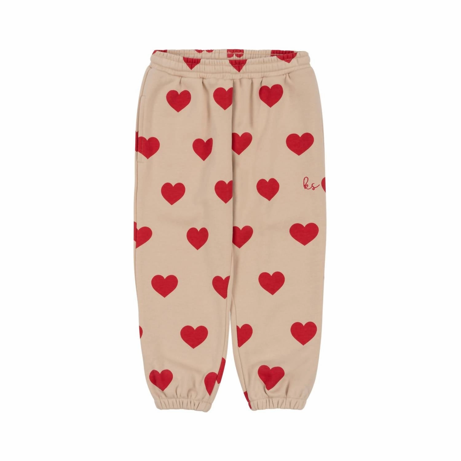 Kid's Lovey Lou Sweatpants In Brown/red HypoallergenicMaterial ArticulatedJoints