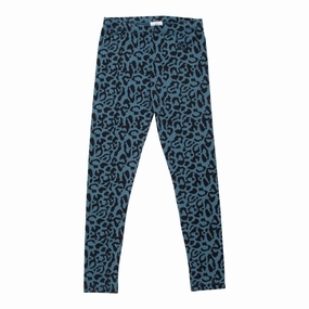 Cool Weather Flexible Use Kid's Luna Leggings In Frosted Green