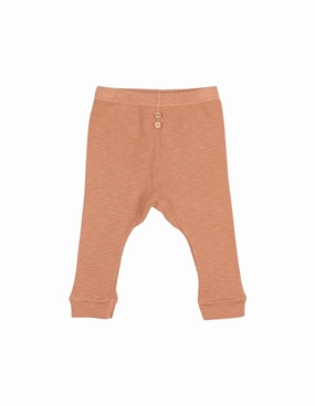 Kid's Rib Flam?? Leggings In Hazel Breathable Material