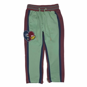 Effortless Wear Tear Resistant Design Kids' Heart Jogging Pant In Olive