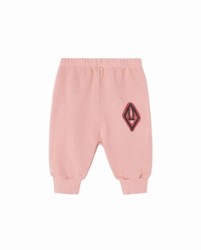 Kids Dromedary Pant In Pink Bold Design Casual Comfort