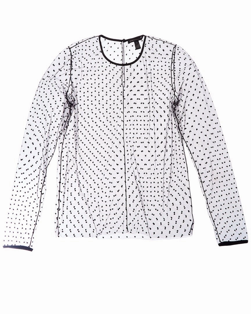 Kiki de Montparnasse Merci Silk-Trim Top Eco Certified Materials