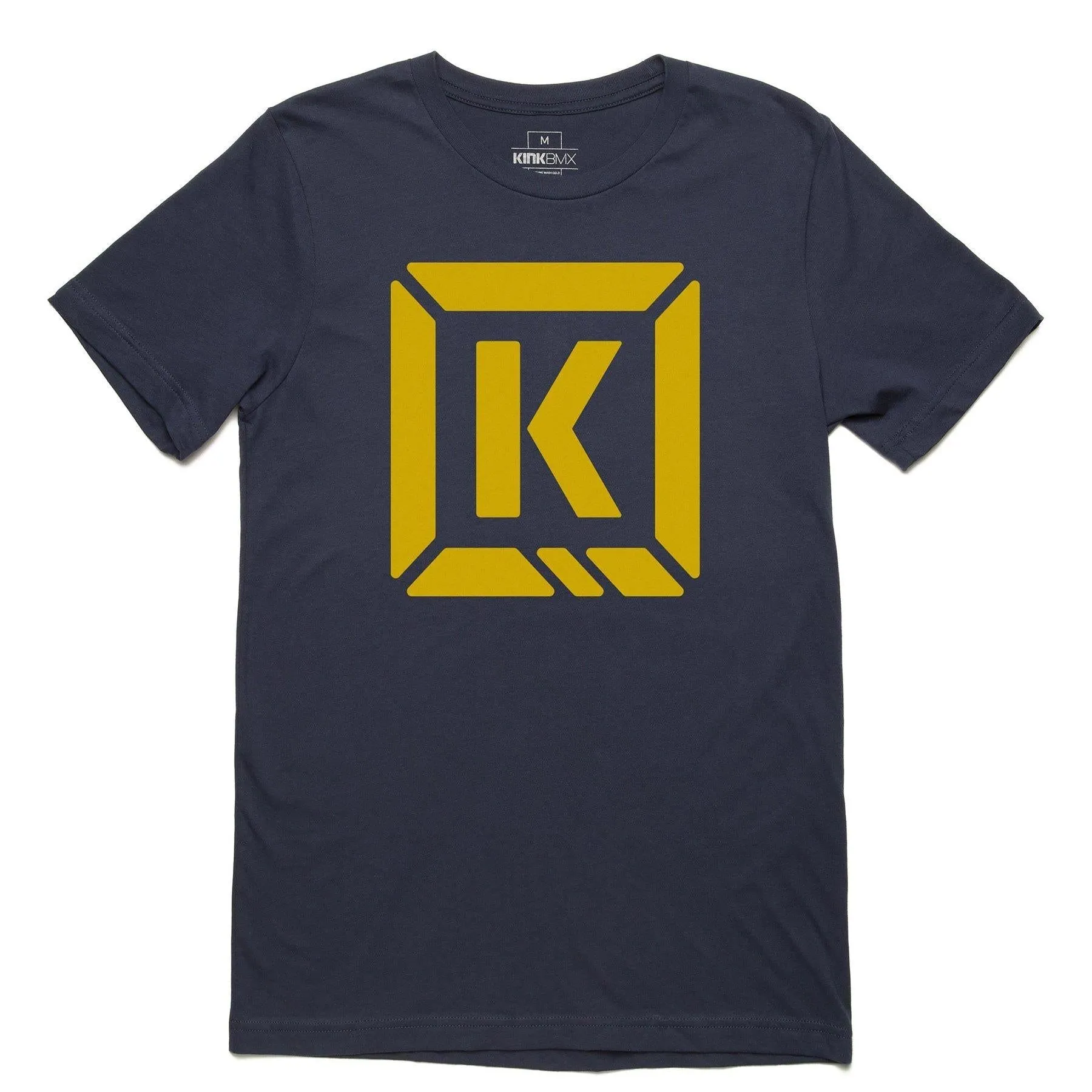 Kink Represent T-Shirt - Navy/Gold Durable Color Retention