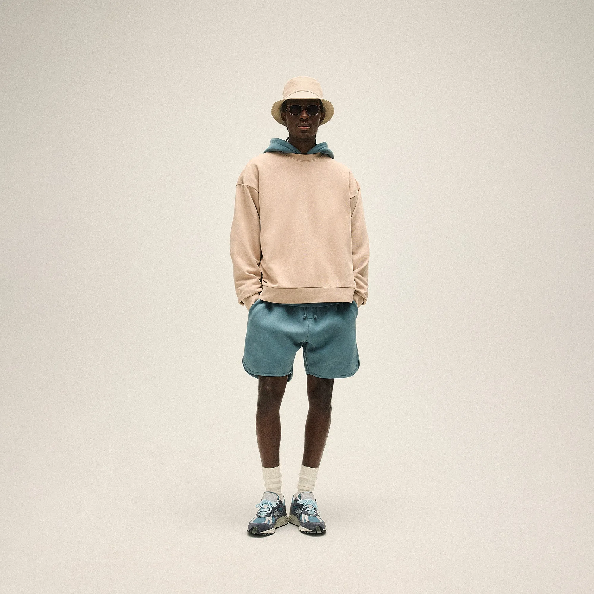 Warm and Fashionable Kith 101 Compact Fleece Nelson Crewneck - Mound
