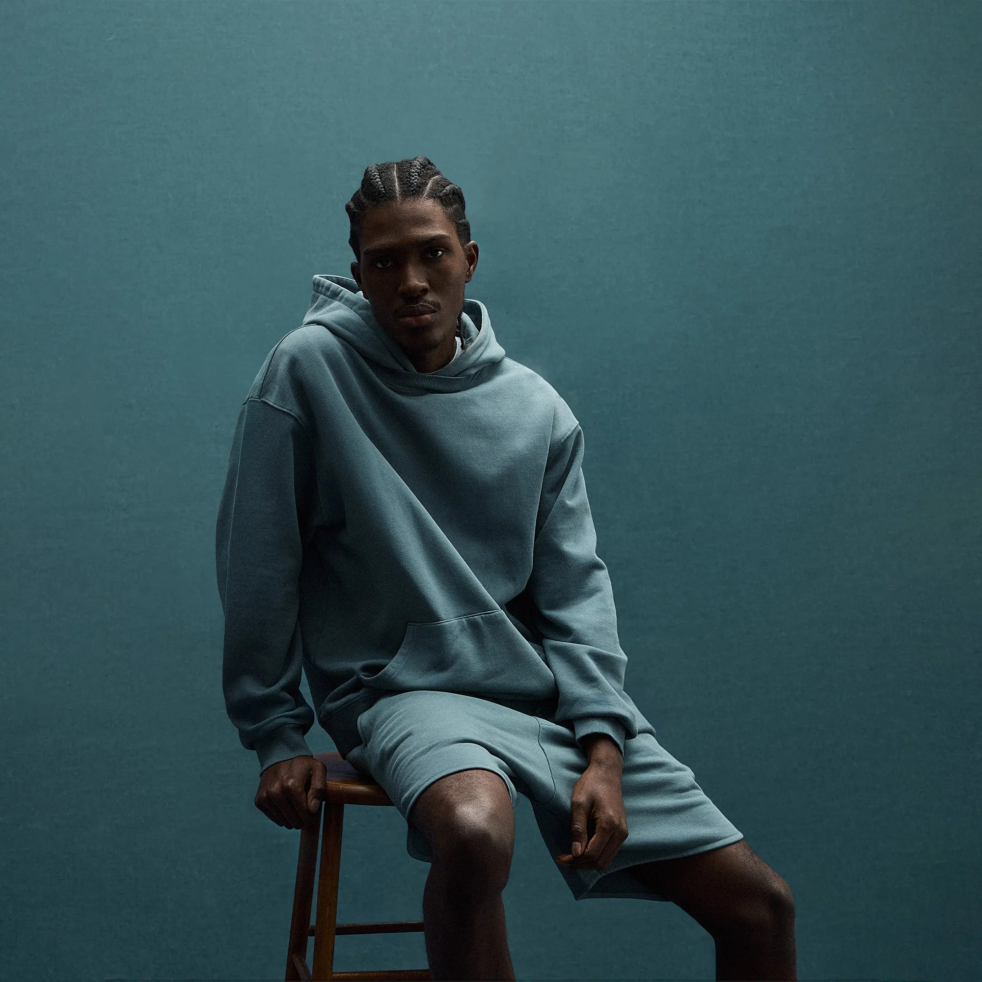Skating wear Kith 101 Plush Back Williams II Hoodie - Reef