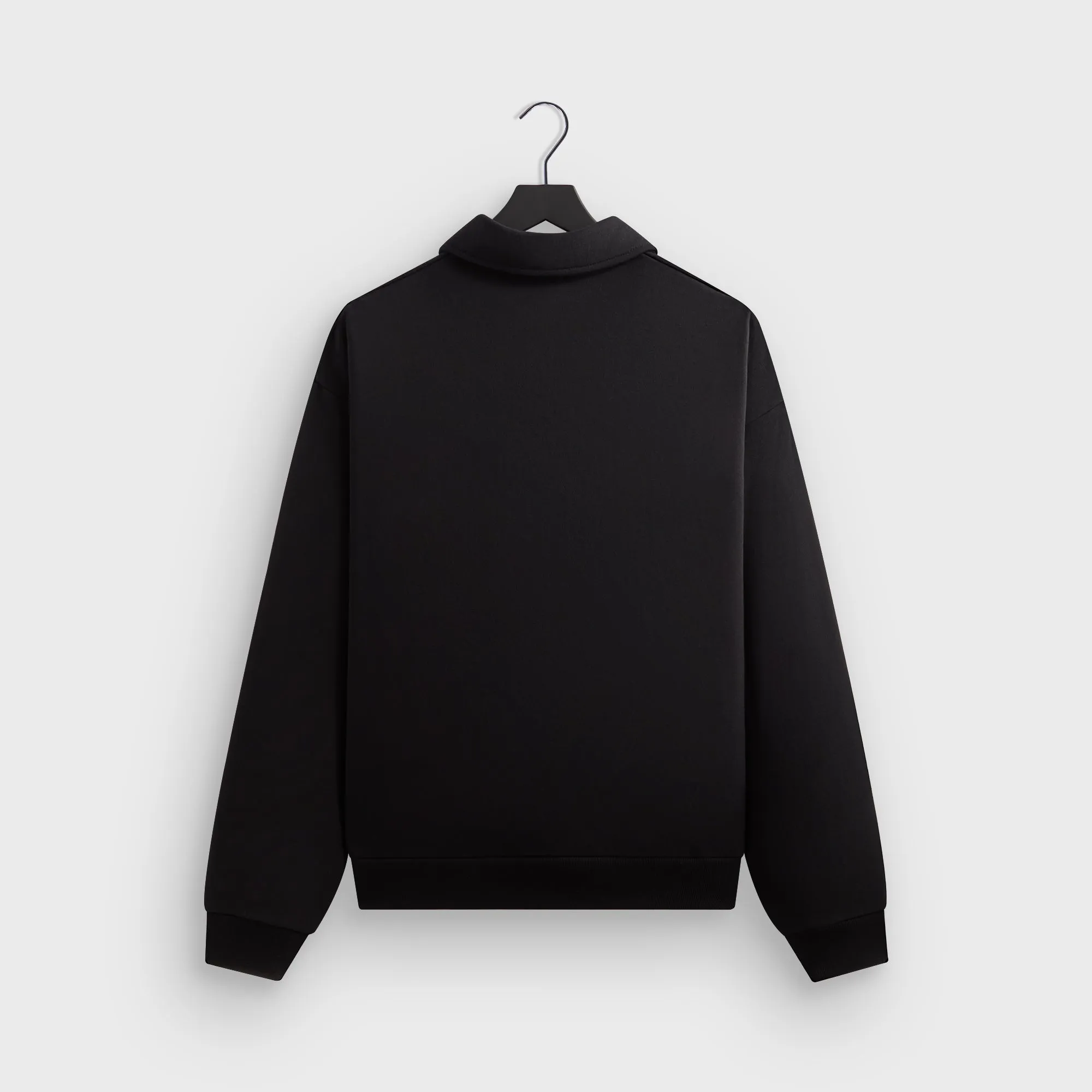 Kith & Kin Crest Gilded Crest Collared Rugby - Black AntiPilling Technology