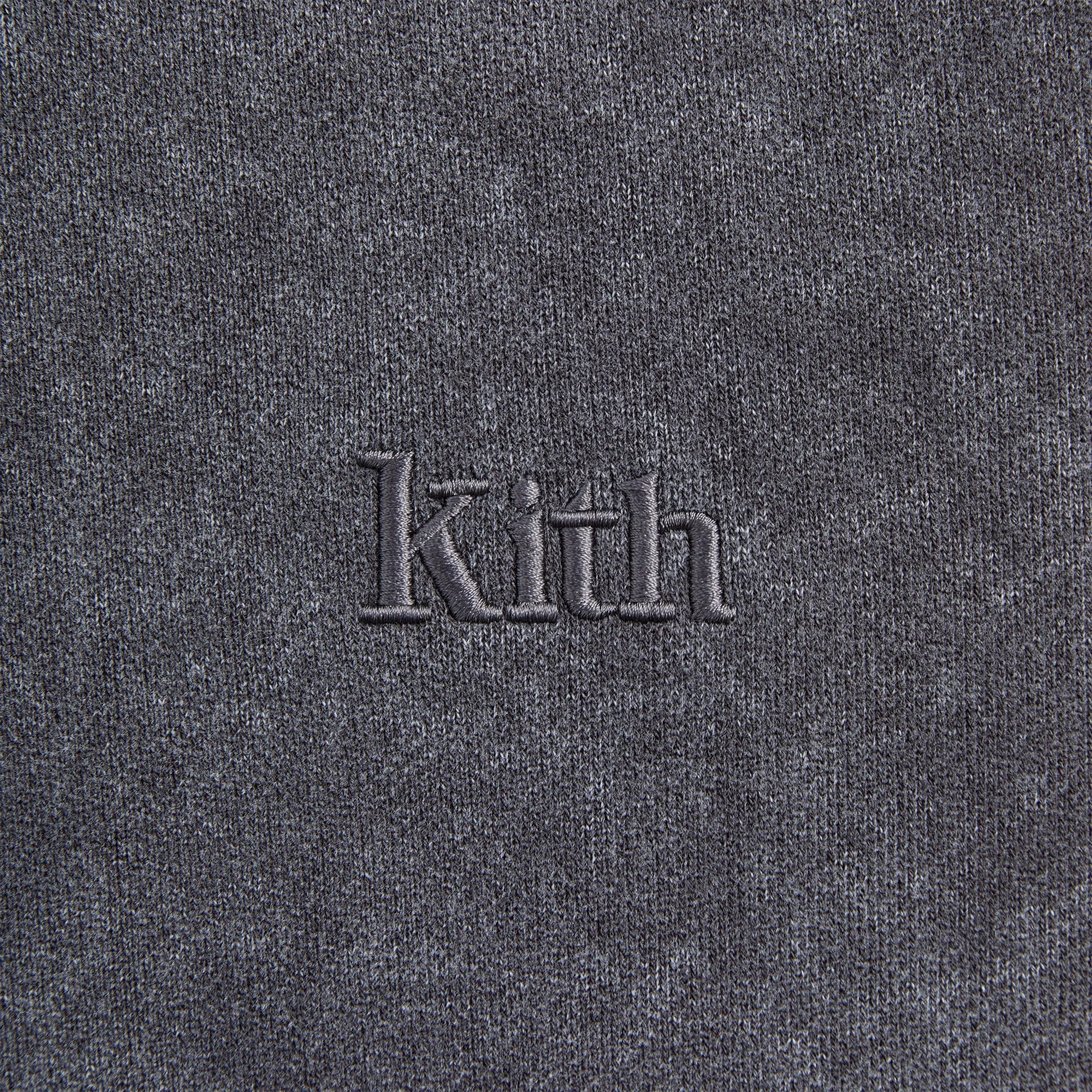 Performance Wear Kith Antique Wash Full Zip Nelson Hoodie - Black