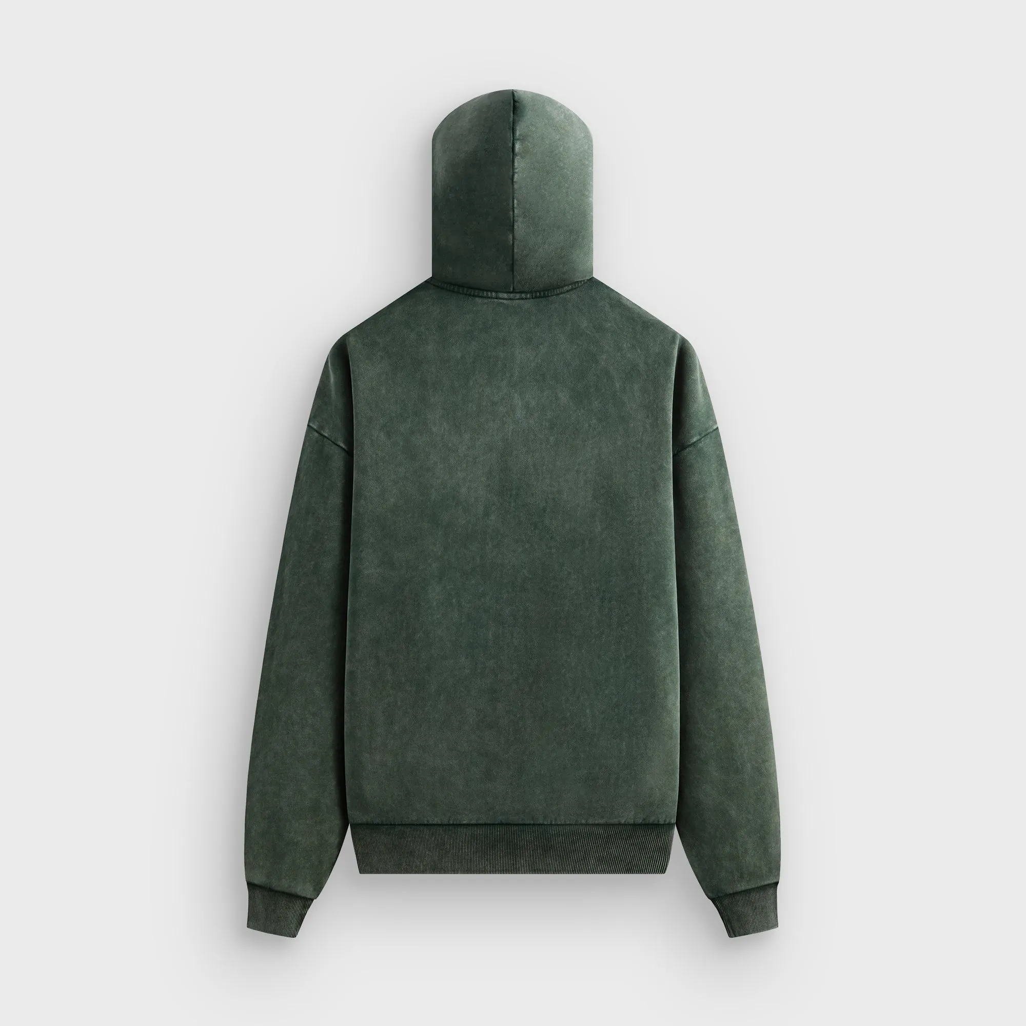Kith Antique Wash Full Zip Nelson Hoodie - Stadium Ladybug like Windproof Inner Layer