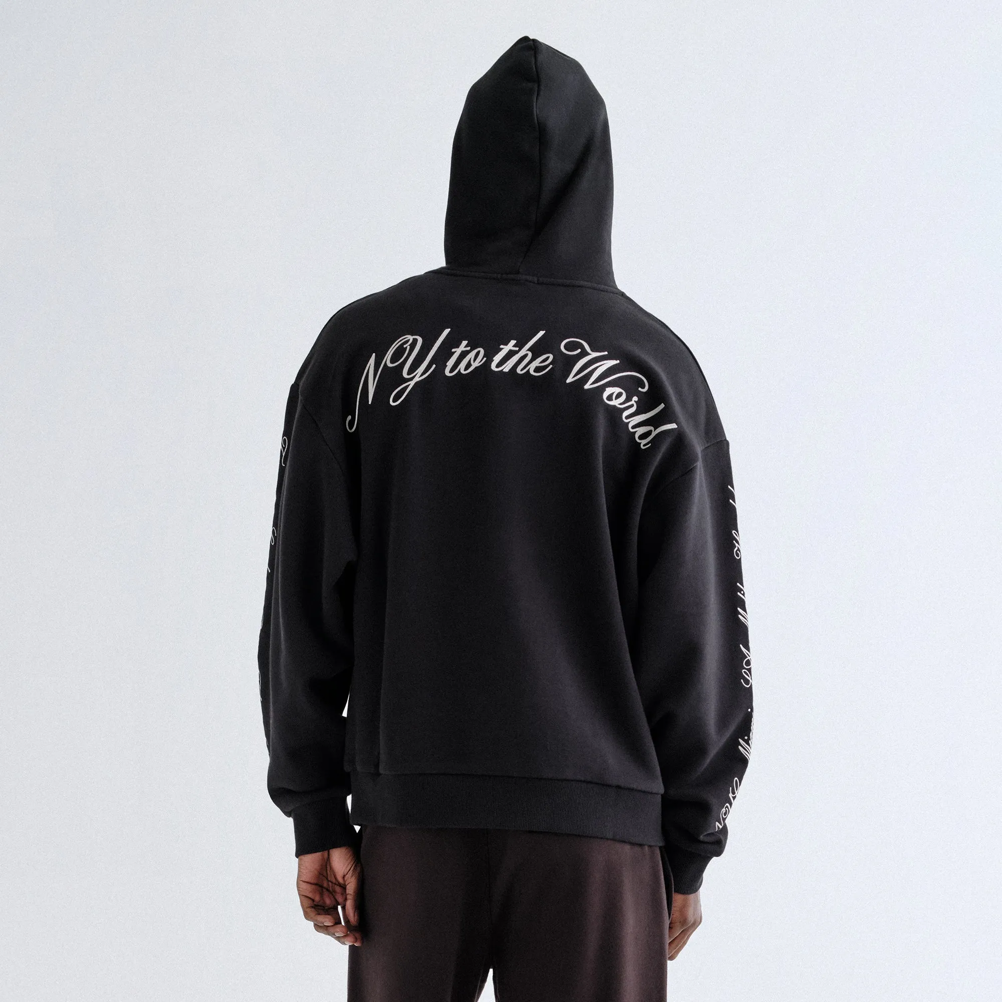 Odor Resistant Technology Street Scene Kith Beaded Angel Nelson Hoodie - Black