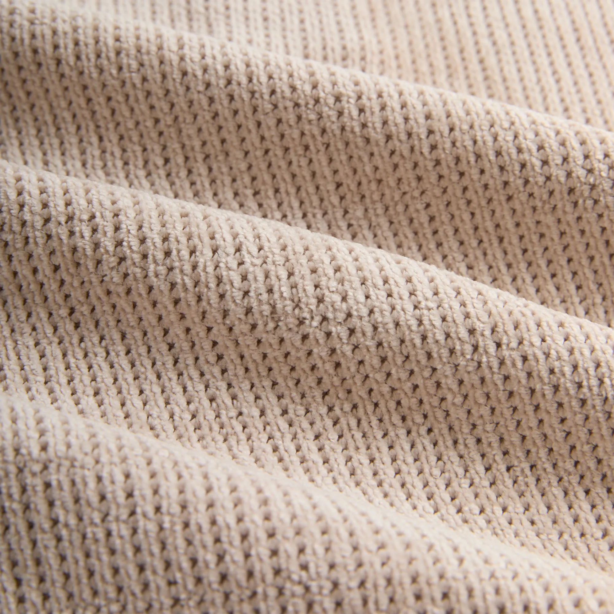 Kith Bonded Waffle Coleman Quarter Zip Hoodie - Session Outdoor Approved Wildebeest like