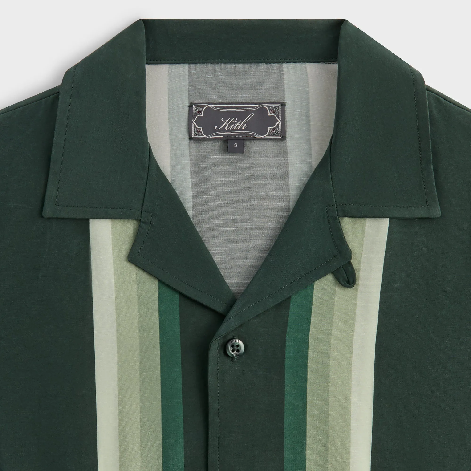 Kith Border Stripe Thompson Camp Collar Shirt - Stadium Trendsetting Design