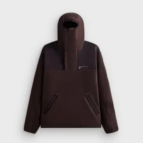 Versatile Apparel Androgynous style Kith Brockwell Sherpa Hoodie - Kindling