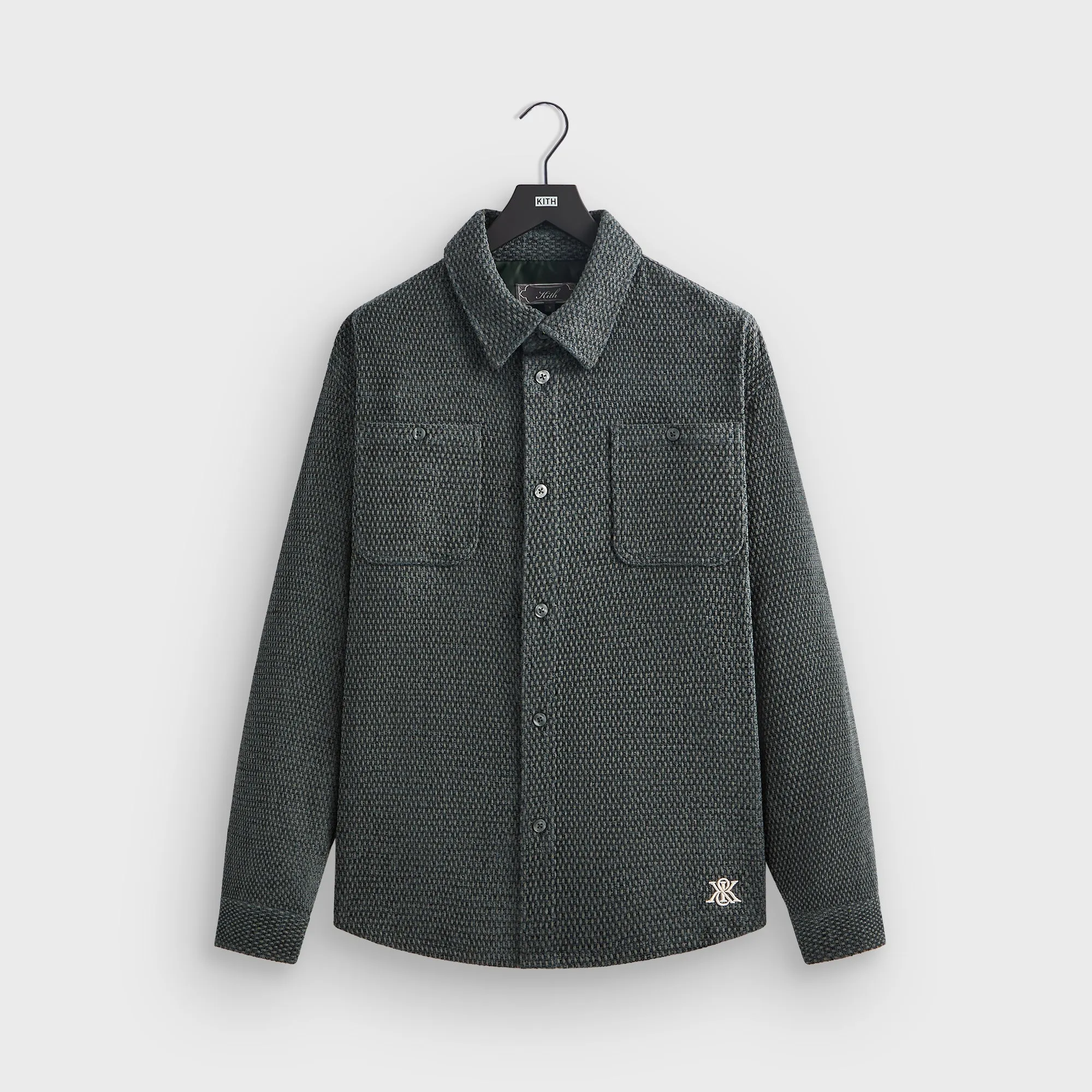 Kith Chenille Tweed Apollo Shirt - Machine Versatile Layering Customizable Design