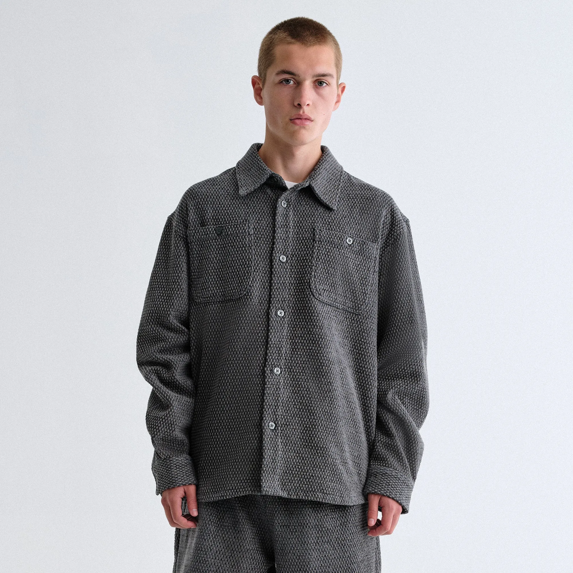 Kith Chenille Tweed Apollo Shirt - Machine Durable Fabric