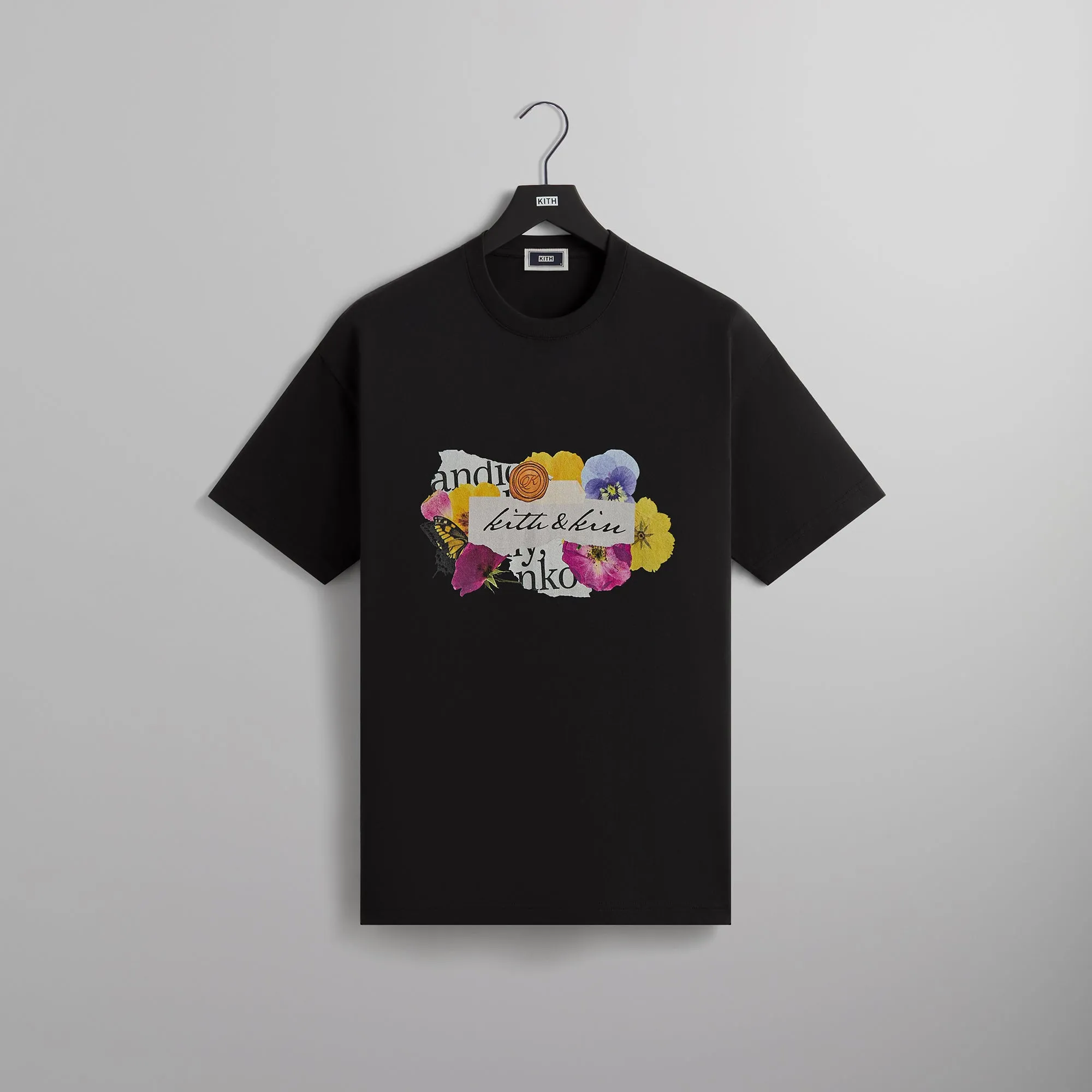 Kith Collage Tee - Black Thermoregulating Fabric Anti microbial coating