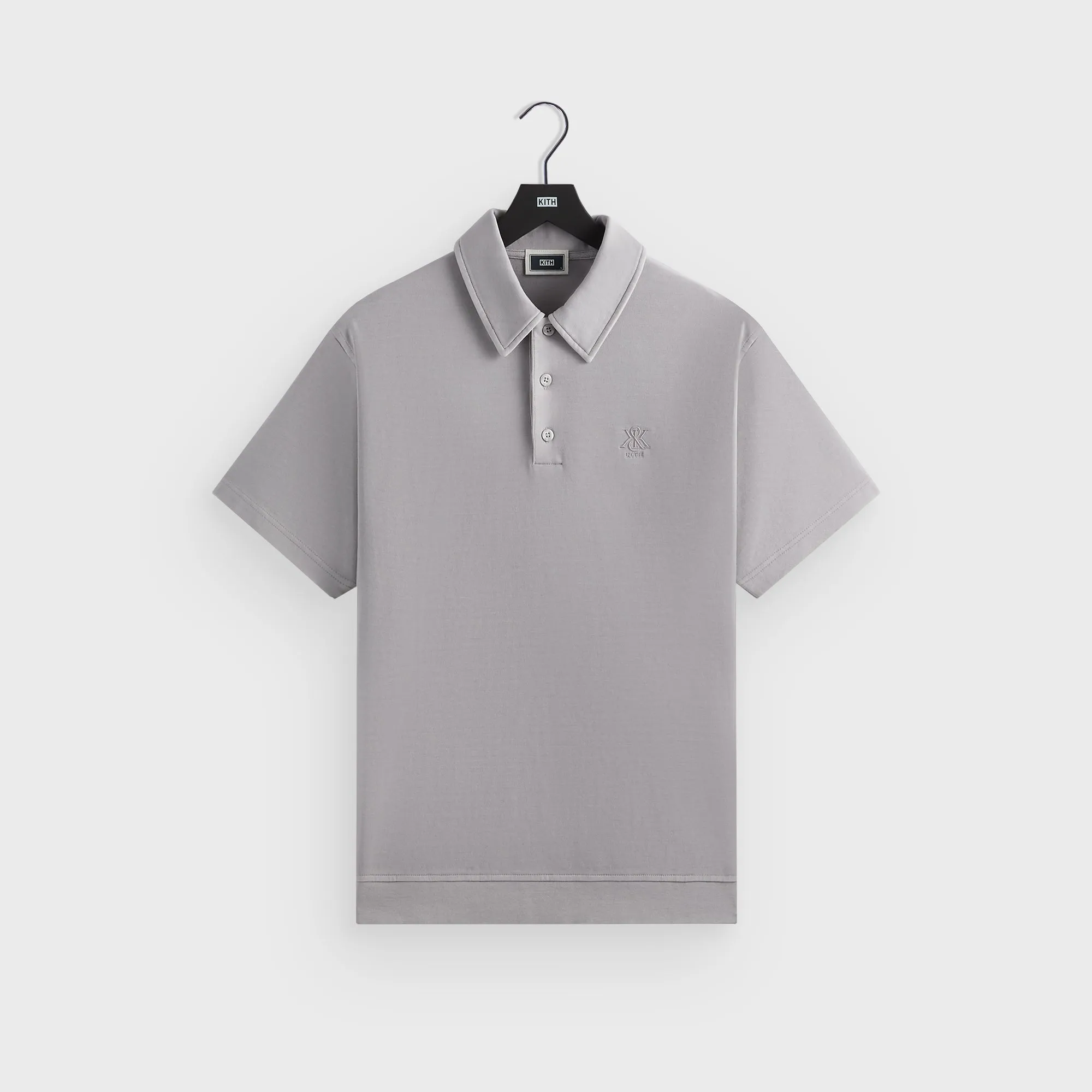 Breathable fabric Kith Crystal Wash Interlock Graham Polo - Float