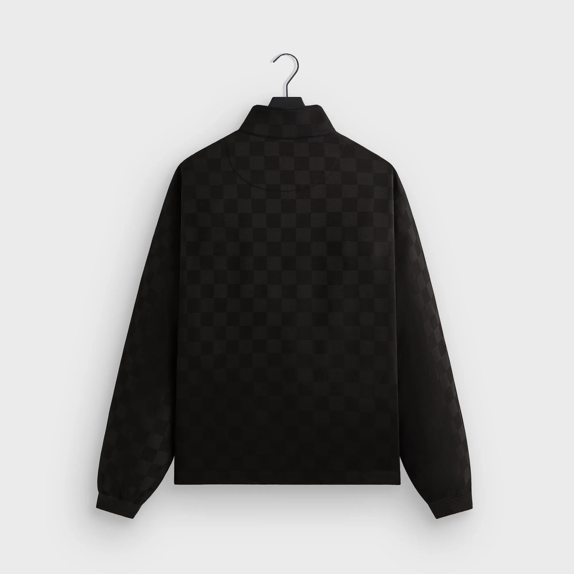 Ergonomic Silhouette Kith Double Weave Davis Quarter Zip Pullover - Black