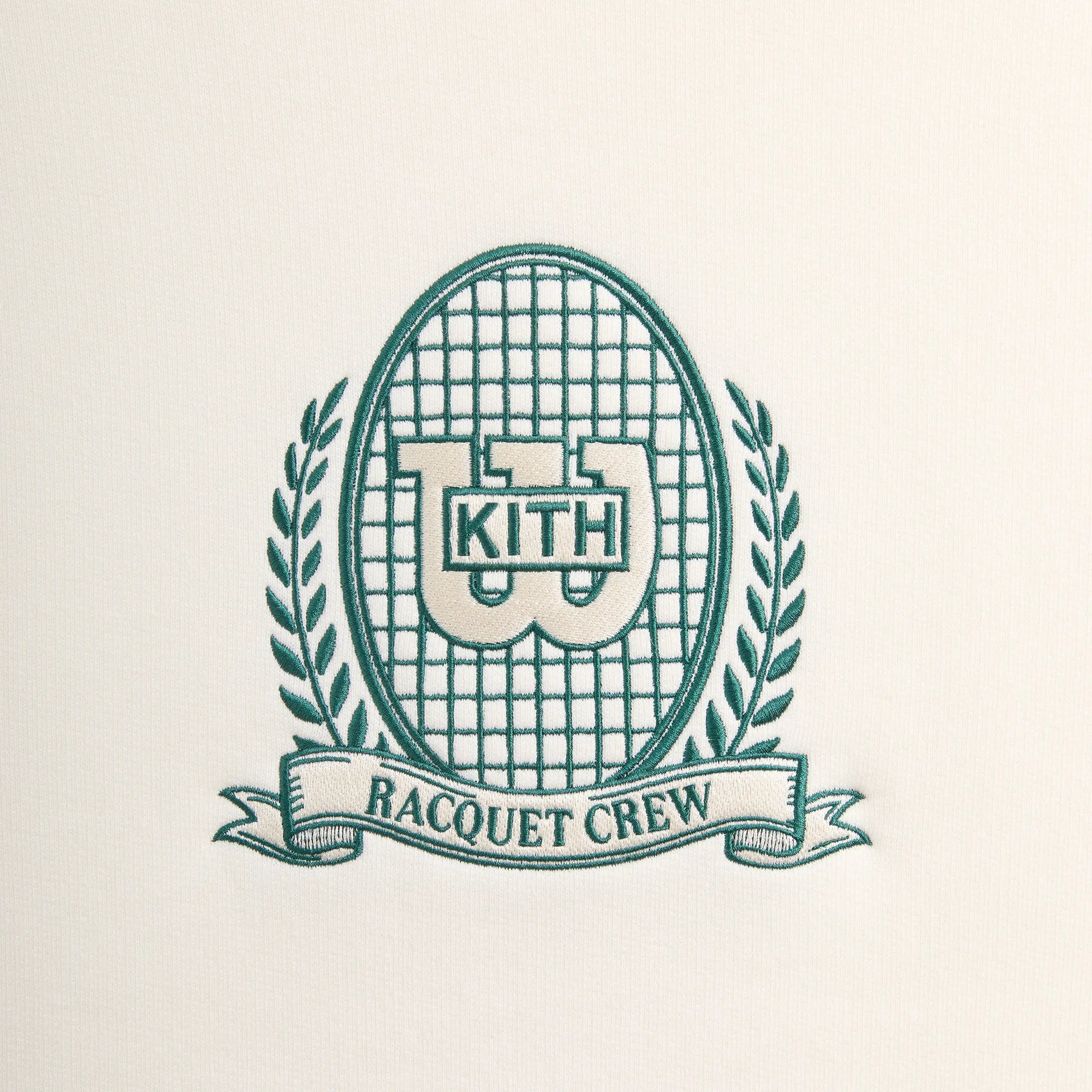 Kith for Wilson Crest Nelson Hoodie - Sandrift Cozy Layered Wear Classic Knit Design