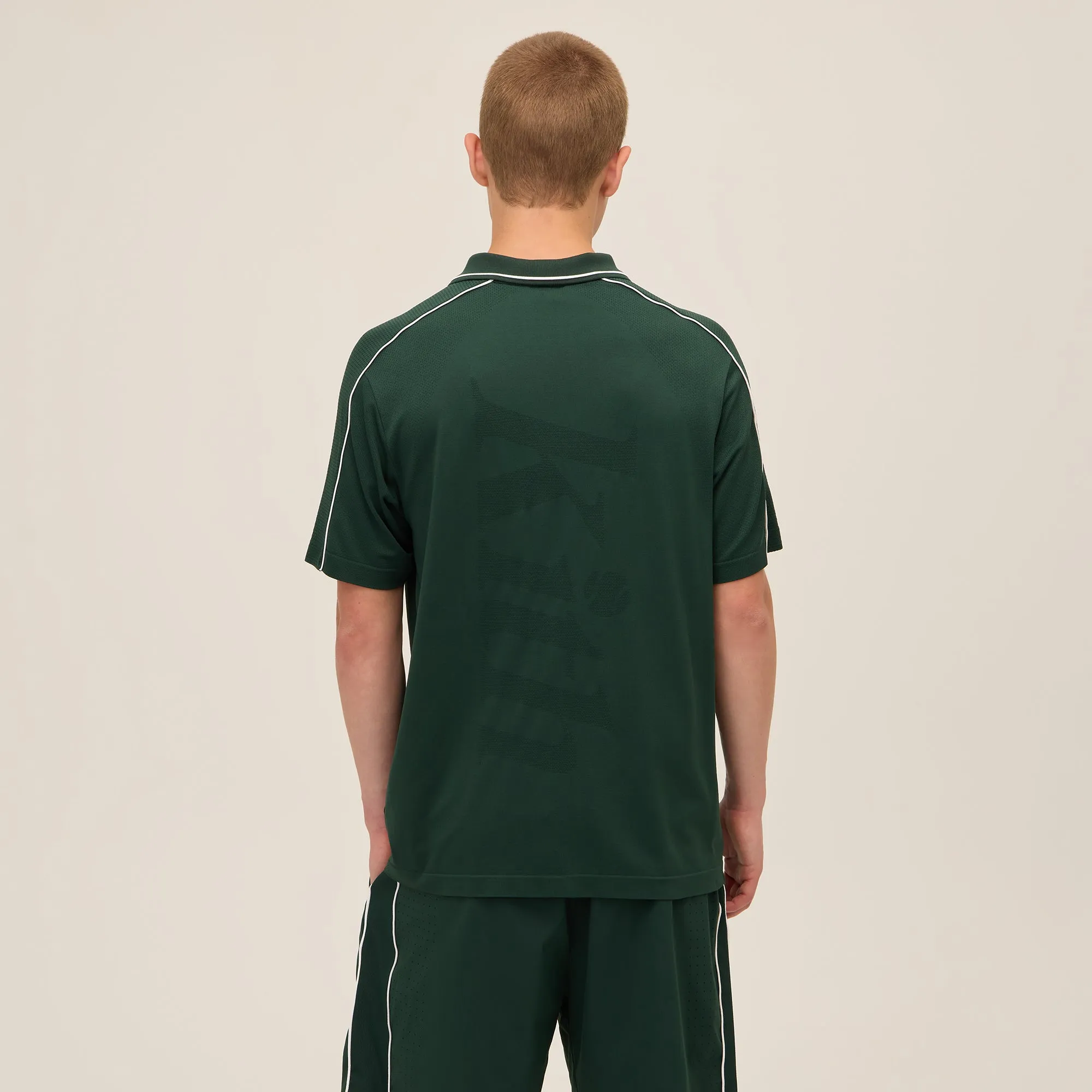 Curved Hemline Kith for Wilson Doherty Zip Front Polo - Stadium
