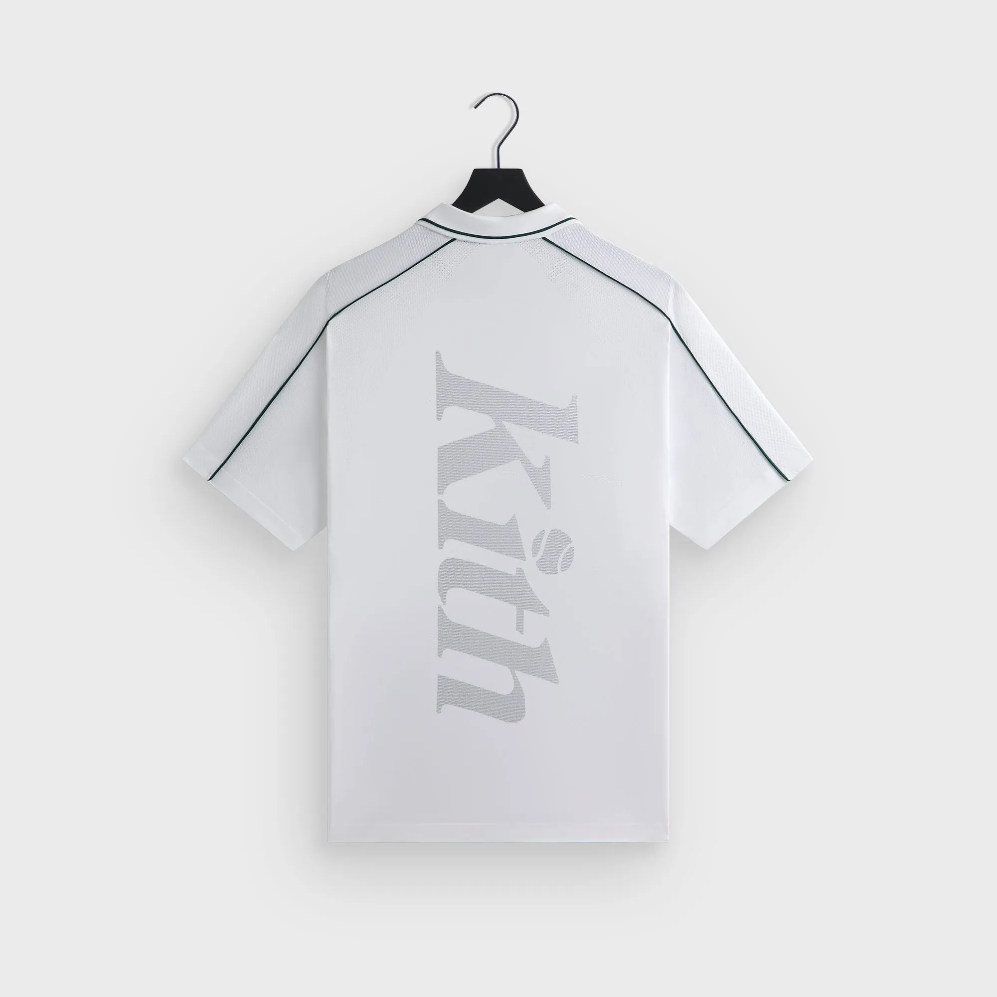 Relaxed Comfort Kith for Wilson Doherty Zip Front Polo - White