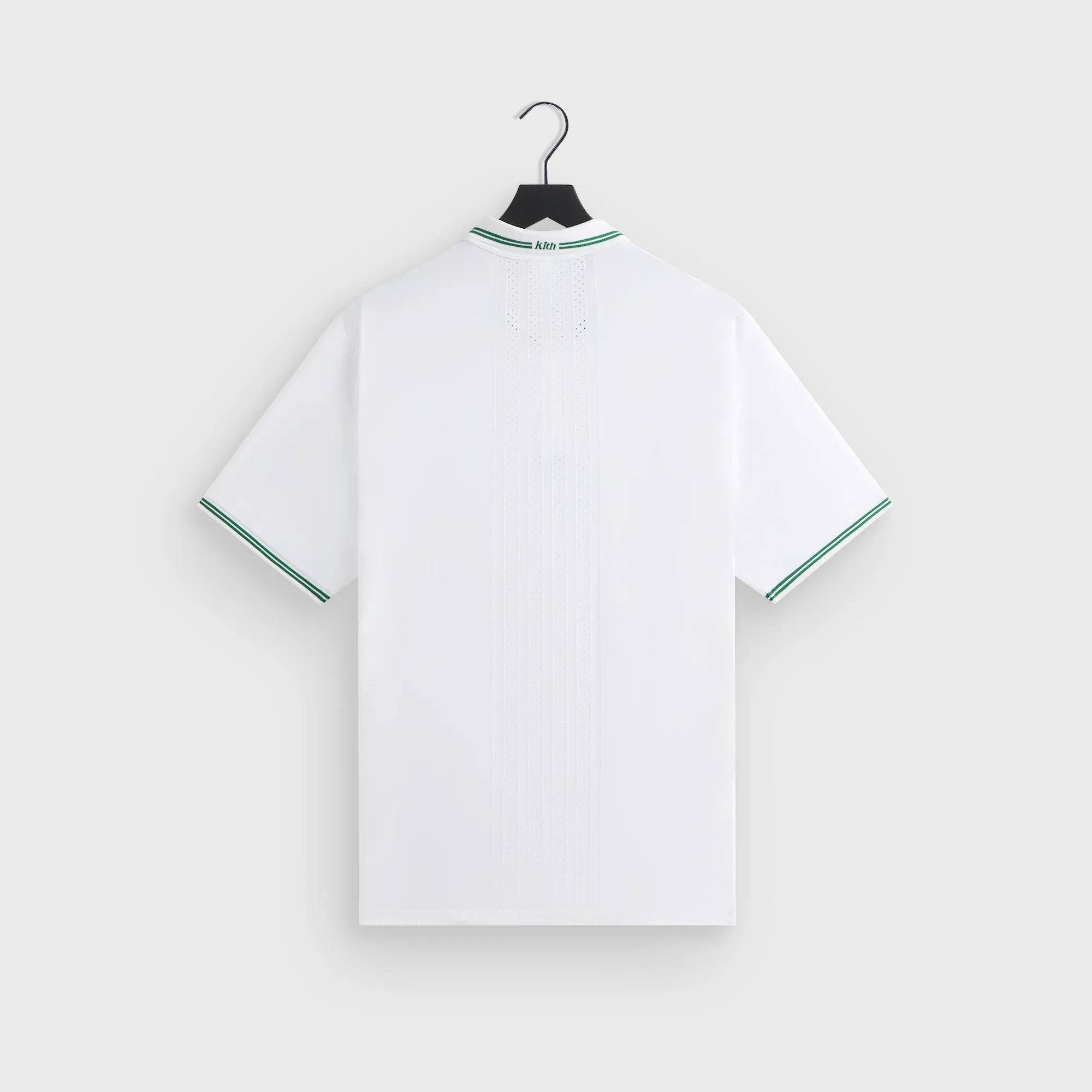 Flatlock stitching Kith for Wilson Renshaw Court Polo - White